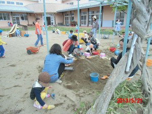 画像：おひさま広場が始まりました